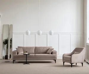 Hanah Home Křeslo ASTANA béžové