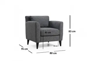 Kreslo ušiak Nordic Armchair