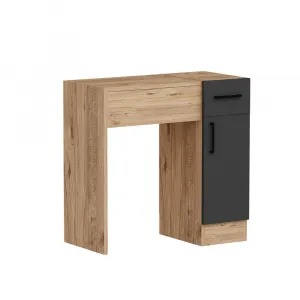 Kozmetický stôl Inci Anthracite