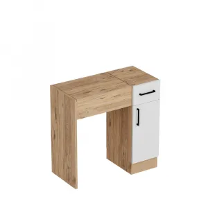 Kozmetický stolík Inci White