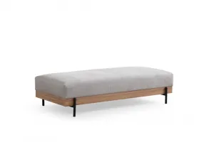 Hanah Home Taburet ETI 158 cm šedý/dub přírodní