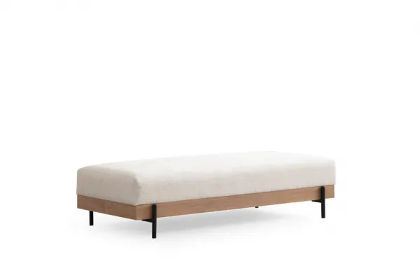Hanah Home Taburet ETI 158 cm bílý/dub přírodní