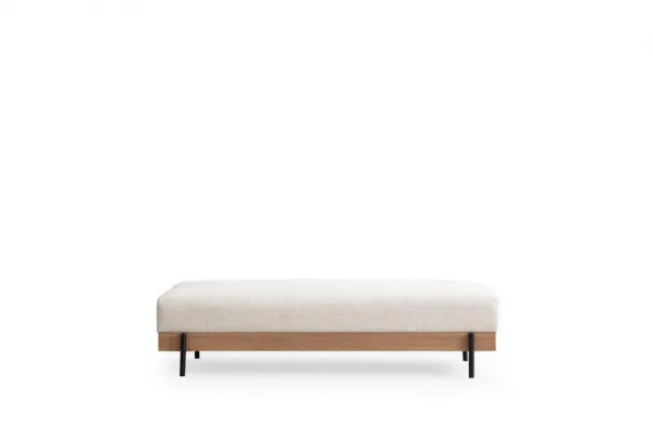 Hanah Home Taburet ETI 158 cm bílý/dub přírodní
