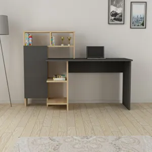 Písací stôl Bugra - Anthracite