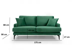 Dvojmiestna pohovka Papira 2 Seater