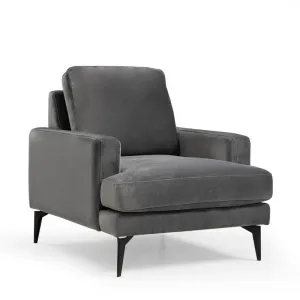 Kreslo ušiak Papira Armchair - Anthracite