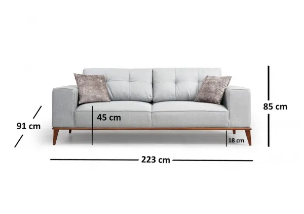 Trojmiestna rozkladacia pohovka Montana 3 Seater