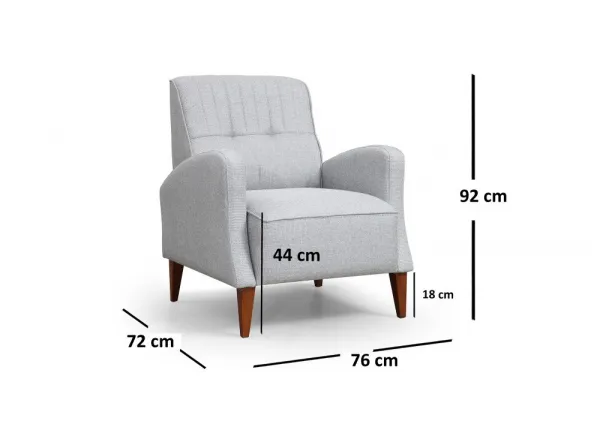 Kreslo ušiak Montana Armchair