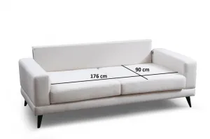 Trojmiestna rozkladacia pohovka Nordic 3 Seater - Beige