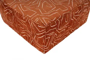Puf Lora Pouffe - Orange