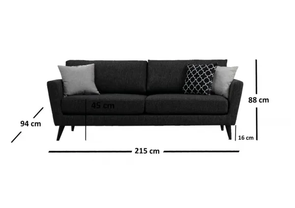 Trojmiestna pohovka Mayorka 3 Seater