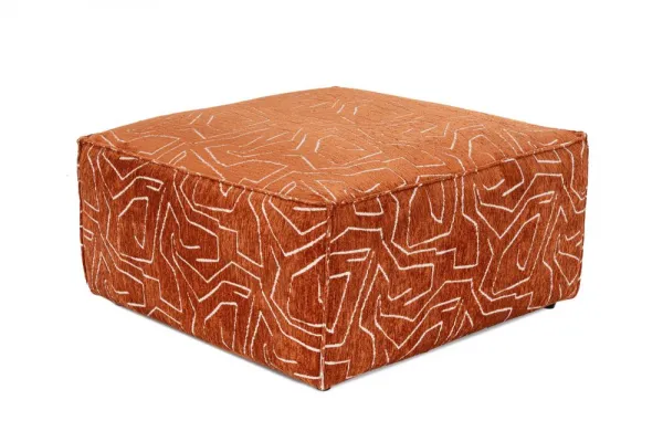 Puf Lora Pouffe - Orange