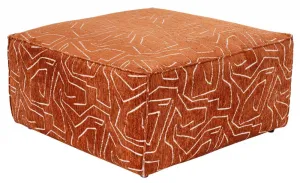 Puf Lora Pouffe - Orange