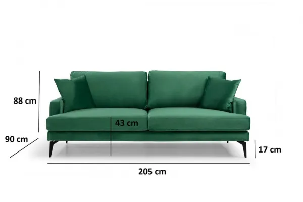 Trojmiestna pohovka Papira 3 Seater