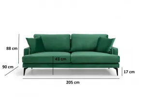 Trojmiestna pohovka Papira 3 Seater