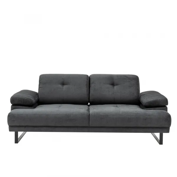 Hanah Home Dvoumístná pohovka Mustang 199 cm antracitová