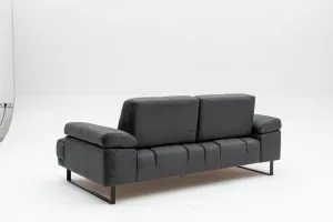 Hanah Home Dvoumístná pohovka Mustang 199 cm antracitová