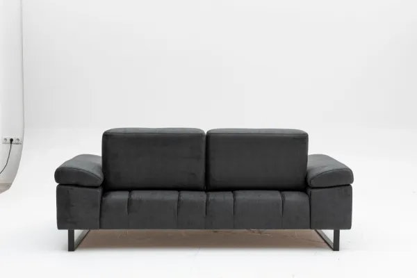 Hanah Home Dvoumístná pohovka Mustang 199 cm antracitová