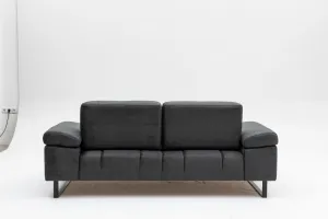 Hanah Home Dvoumístná pohovka Mustang 199 cm antracitová