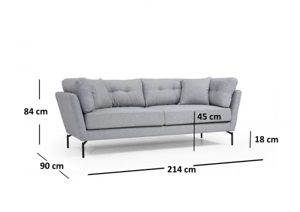 Trojmiestna pohovka Mapa 3 Seater