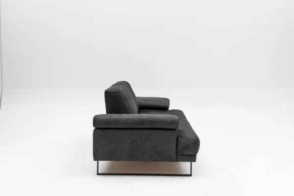 Hanah Home Dvoumístná pohovka Mustang 199 cm antracitová