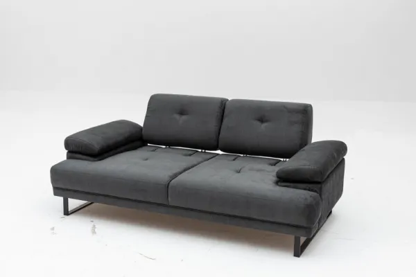 Hanah Home Dvoumístná pohovka Mustang 199 cm antracitová