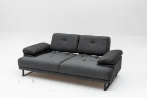 Hanah Home Dvoumístná pohovka Mustang 199 cm antracitová