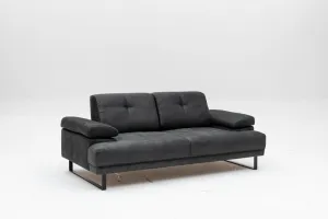 Hanah Home Dvoumístná pohovka Mustang 199 cm antracitová