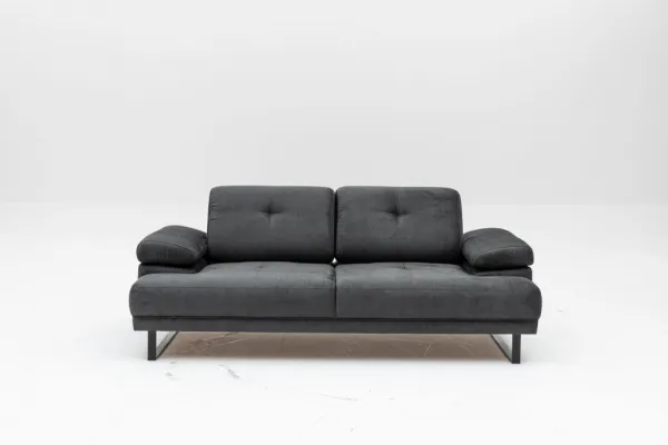 Hanah Home Dvoumístná pohovka Mustang 199 cm antracitová