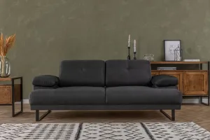 Hanah Home Dvoumístná pohovka Mustang 199 cm antracitová