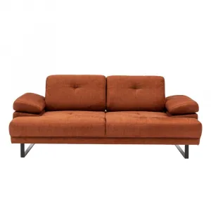 Hanah Home Dvoumístná pohovka Mustang 199 cm oranžová