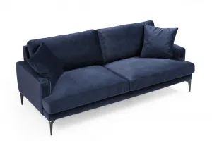 Trojmiestna pohovka Papira 3 Seater - Navy Blue