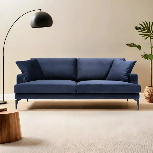 Trojmiestna pohovka Papira 3 Seater - Navy Blue
