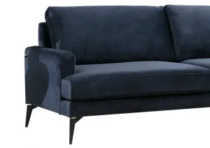 Rohová sedacia súprava / Rohová pohovka Papira Corner Right (L3+Chl) - Navy Blue