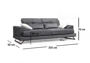 Trojmiestna pohovka Frido 3 Seater