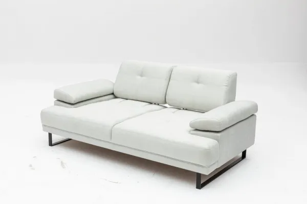 Hanah Home Dvoumístná pohovka Mustang 199 cm bílá