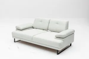 Hanah Home Dvoumístná pohovka Mustang 199 cm bílá
