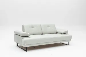 Hanah Home Dvoumístná pohovka Mustang 199 cm bílá