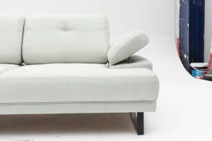Hanah Home Dvoumístná pohovka Mustang 199 cm bílá