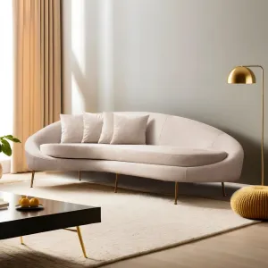 Trojmiestna pohovka Eses Left - Beige