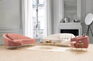 Trojmiestna pohovka Eses Right - Beige