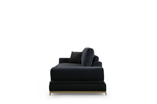 Štvormiestna pohovka Line With Side Table - Black