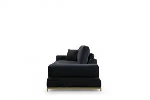Štvormiestna pohovka Line With Side Table - Black