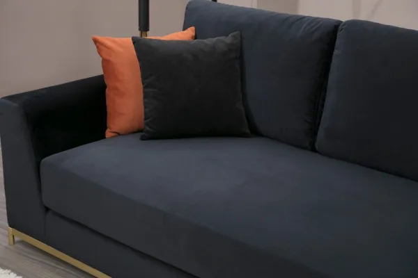 Štvormiestna pohovka Line With Side Table - Black