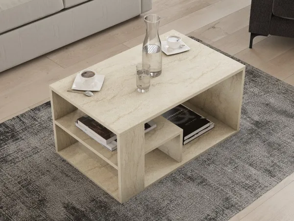 Konferenčný stolík Eros - Travertine