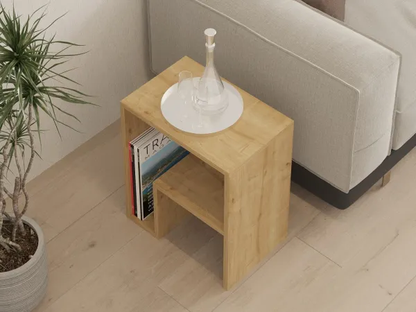 Príručný stolík / Odkladací stolík Yepa - Sapphire Oak