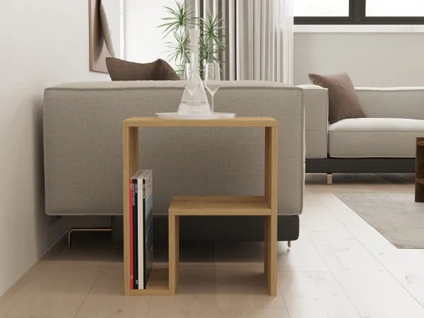 Príručný stolík / Odkladací stolík Yepa - Sapphire Oak