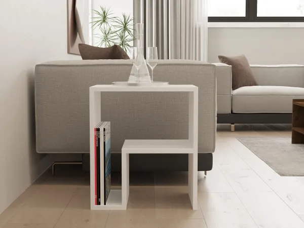 Príručný stolík / Odkladací stolík Yepa - White