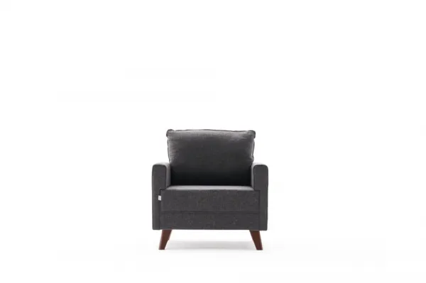 Kreslo / Jednomiestna pohovka Bella Armchair - Anthracite