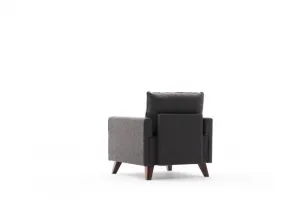 Kreslo / Jednomiestna pohovka Bella Armchair - Anthracite